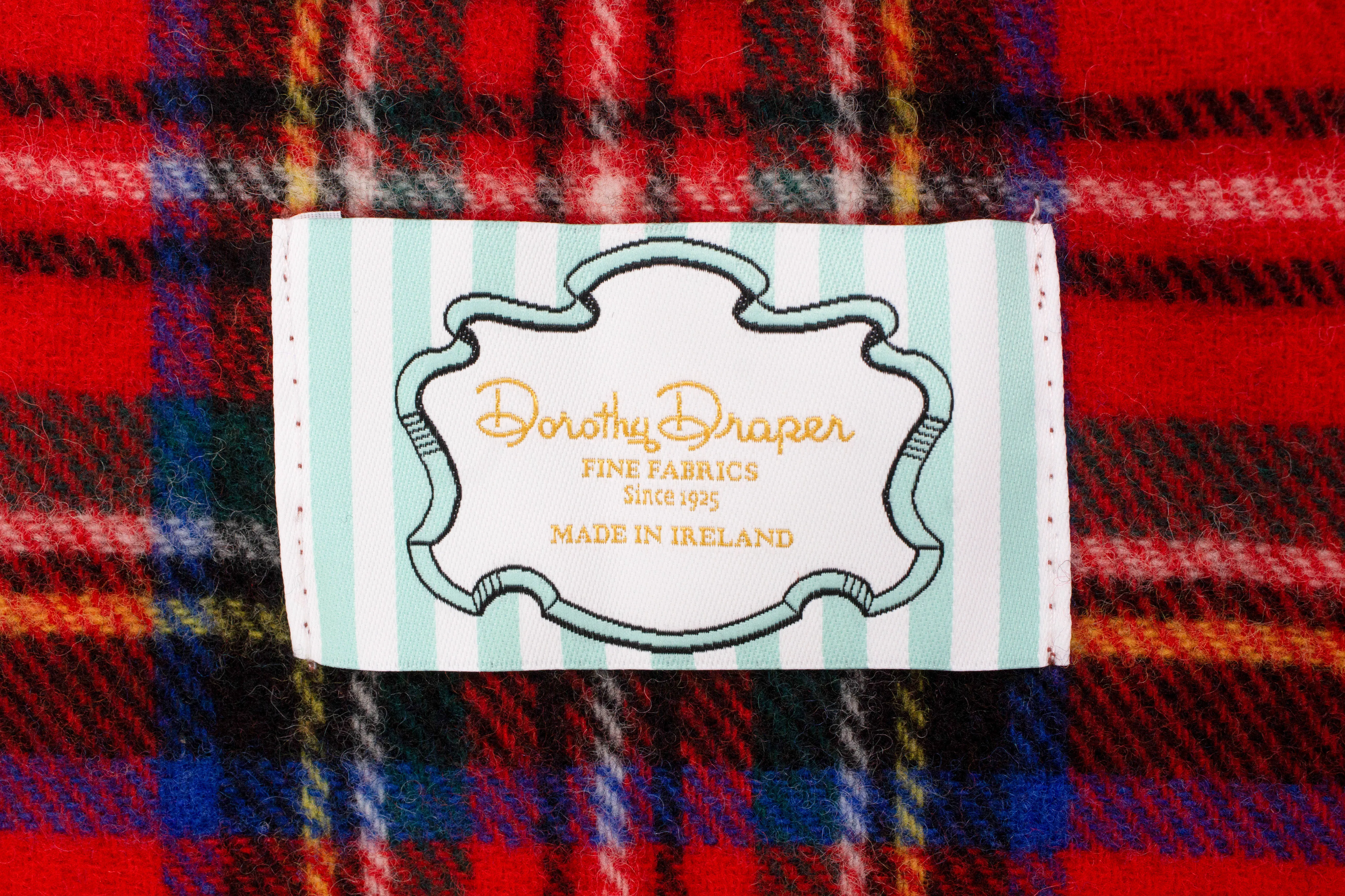Luxurious Lambswool Cape - Red Plaid