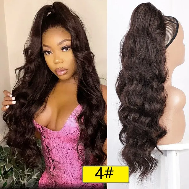 Luxurious Long Drawstring Ponytail 26 inches (Synthetic)