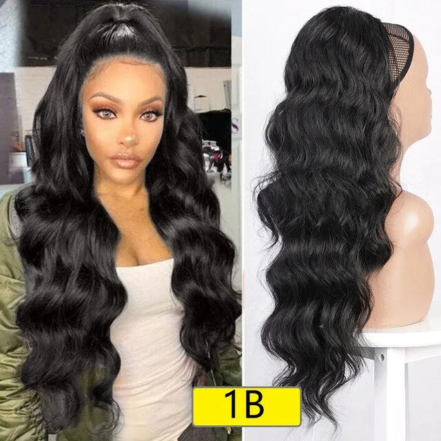 Luxurious Long Drawstring Ponytail 26 inches (Synthetic)