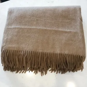 Luxurious Mongolian Camel hair Throw