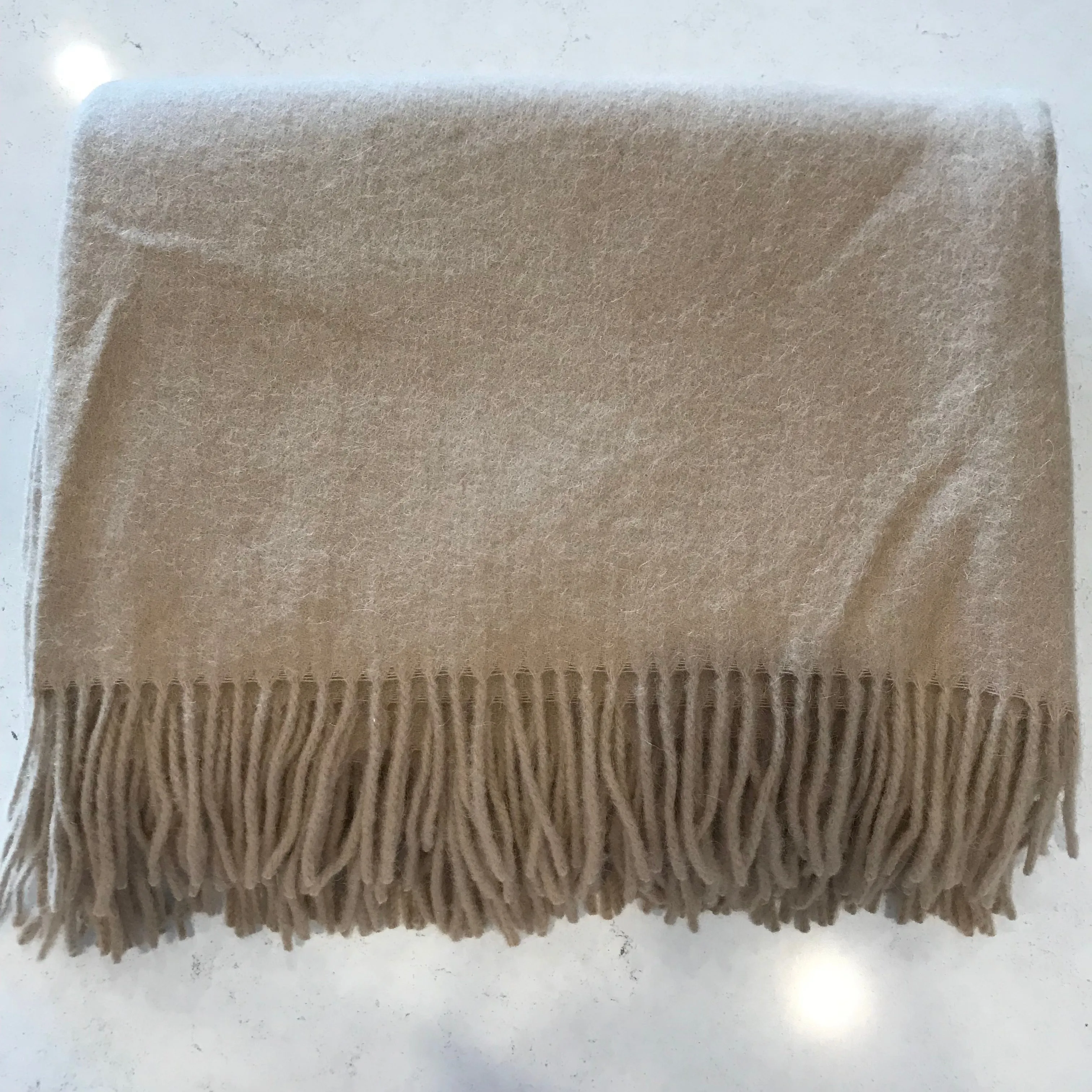Luxurious Mongolian Camel hair Throw