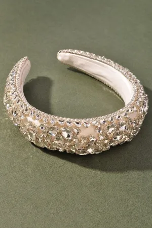Luxurious simple rhinestone headband