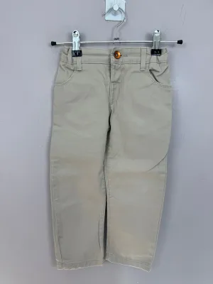 M&S Cream Chinos 2-3y