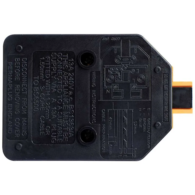 Masterplug EXS1315O 1 Socket 5m 13A Heavy Duty Extension Lead Orange