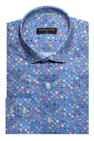 MASUTTO ENRIQUE/92 LONG SLEEVE BUTTON DOWN SHIRT