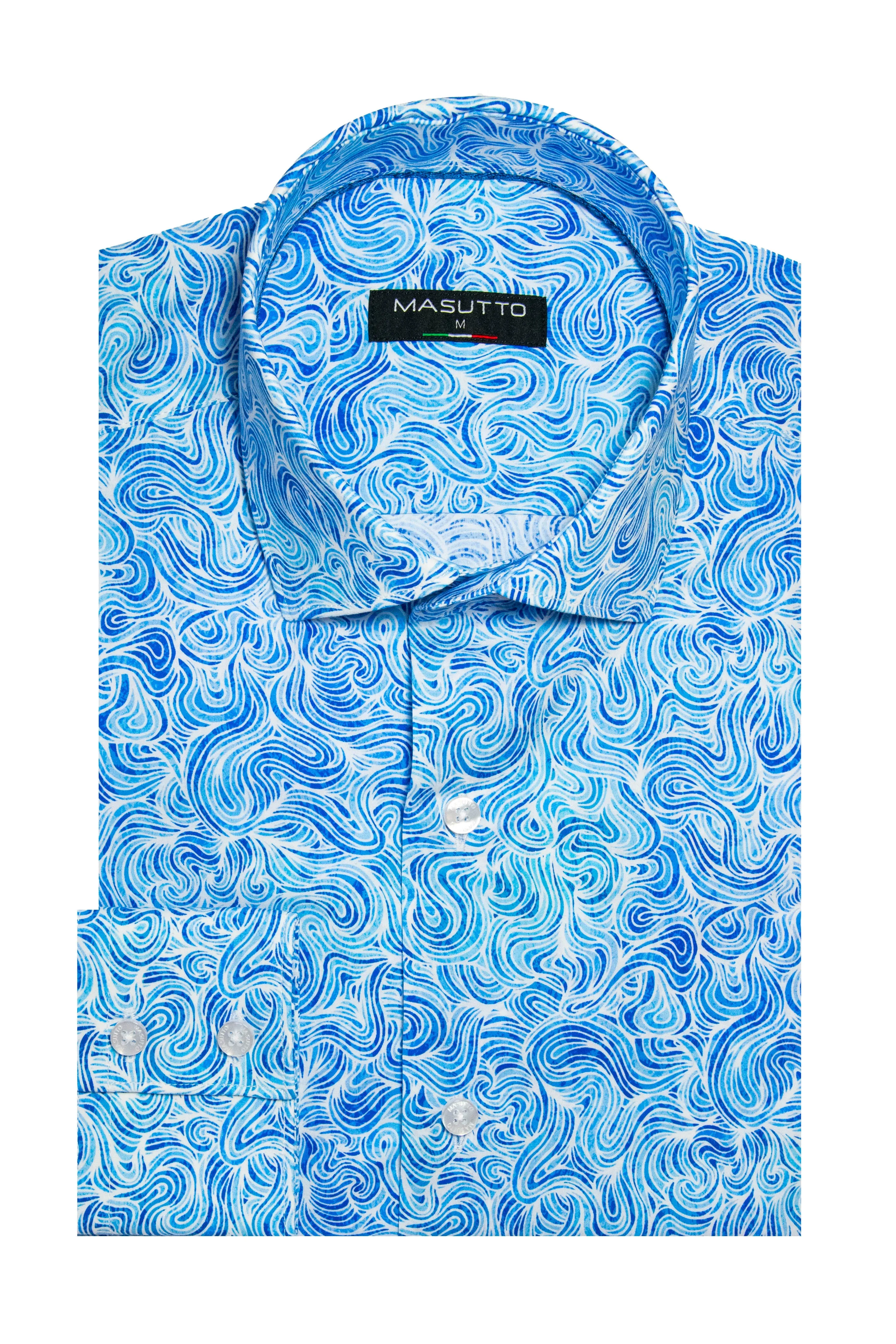 MASUTTO HOPKINS/55 LONG SLEEVE BUTTON DOWN SHIRT