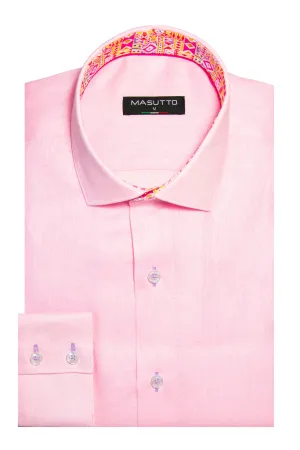 MASUTTO ROYAL/52 LONG SLEEVE BUTTON DOWN SHIRT