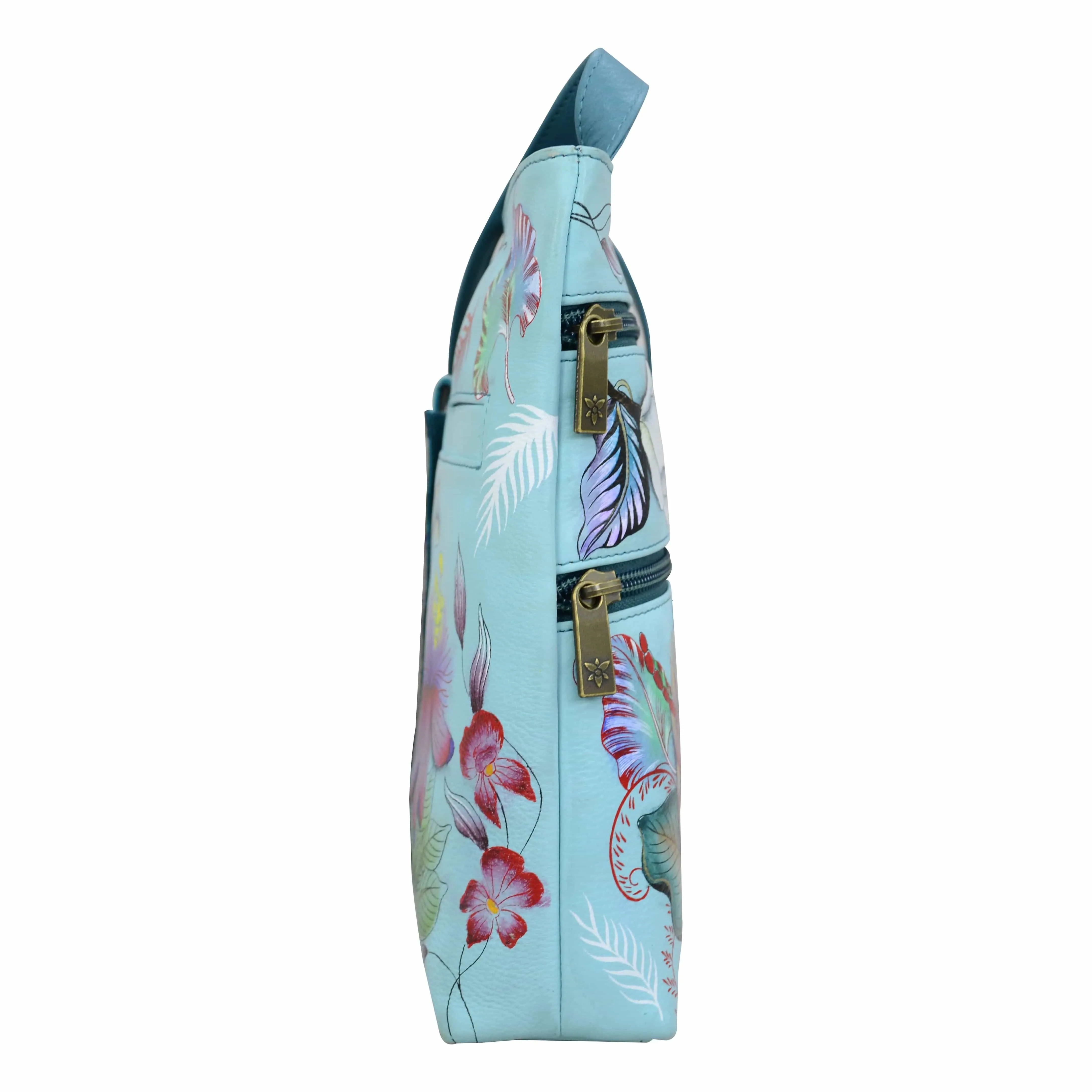 Medium Crossbody With Double Zip Pockets - 447