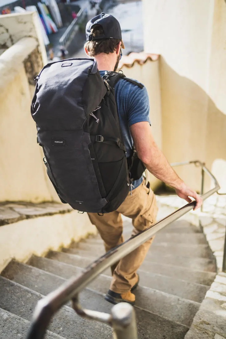 Men’s travel and trekking backpack with suitcase opening 50   6 L - Travel 900