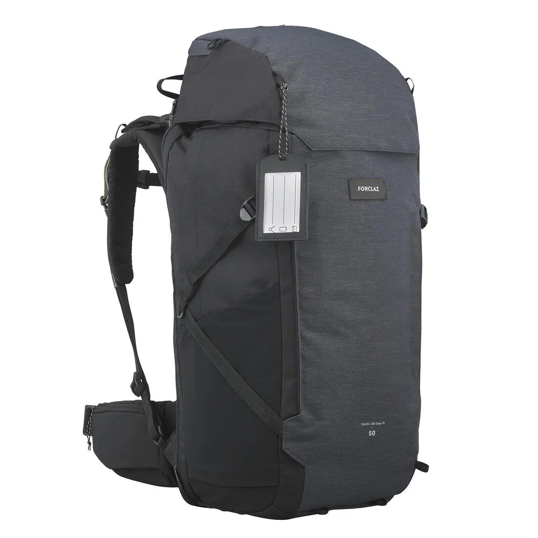 Men’s travel and trekking backpack with suitcase opening 50   6 L - Travel 900