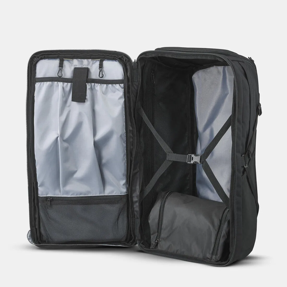 Men’s travel and trekking backpack with suitcase opening 50   6 L - Travel 900