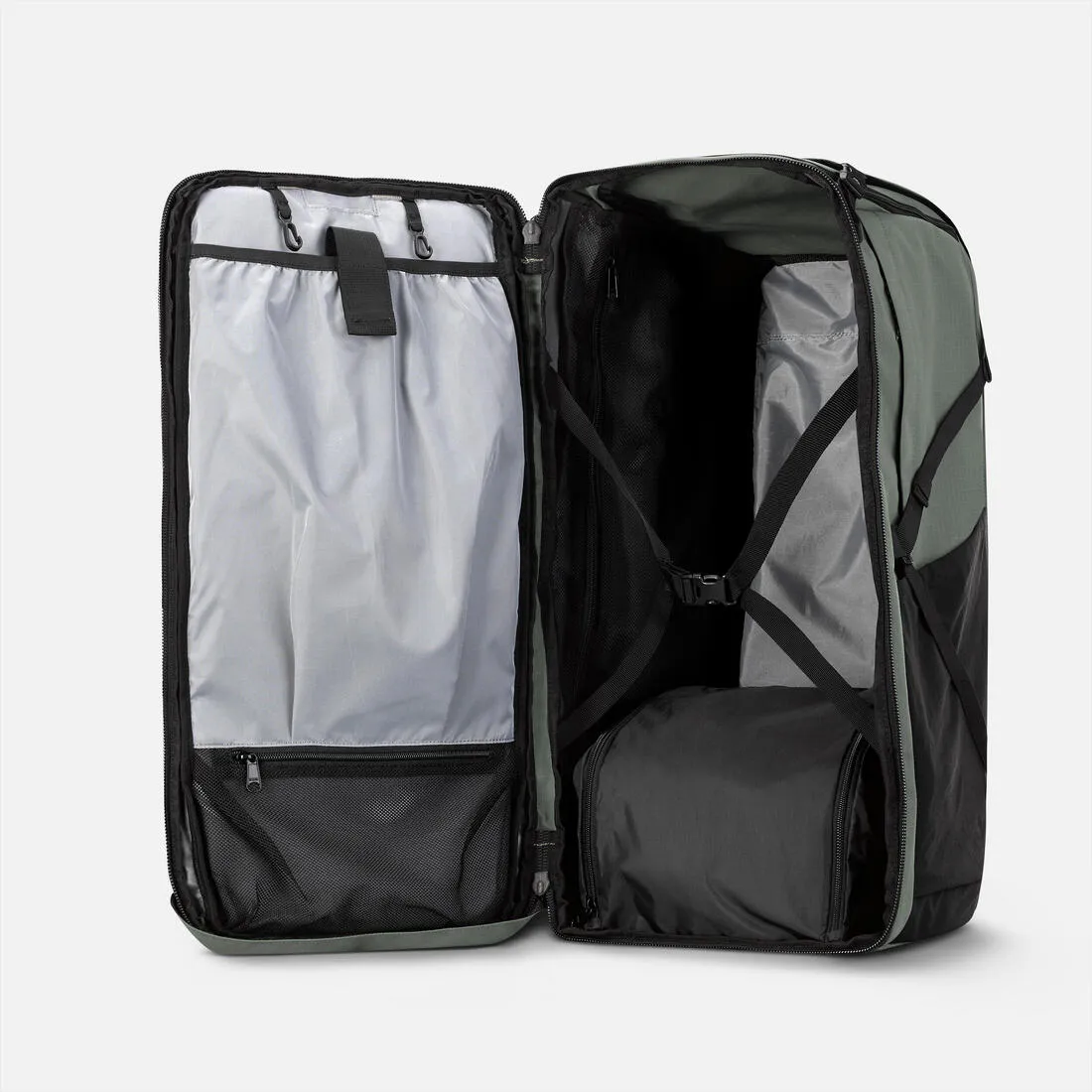 Men’s travel trekking rucksack with suitcase opening 70 6 litre - Travel 900