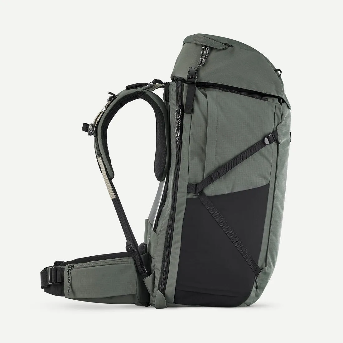 Men’s travel trekking rucksack with suitcase opening 70 6 litre - Travel 900