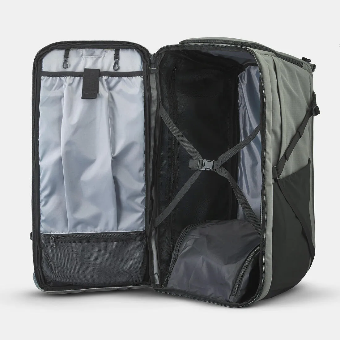 Men’s travel trekking rucksack with suitcase opening 70 6 litre - Travel 900