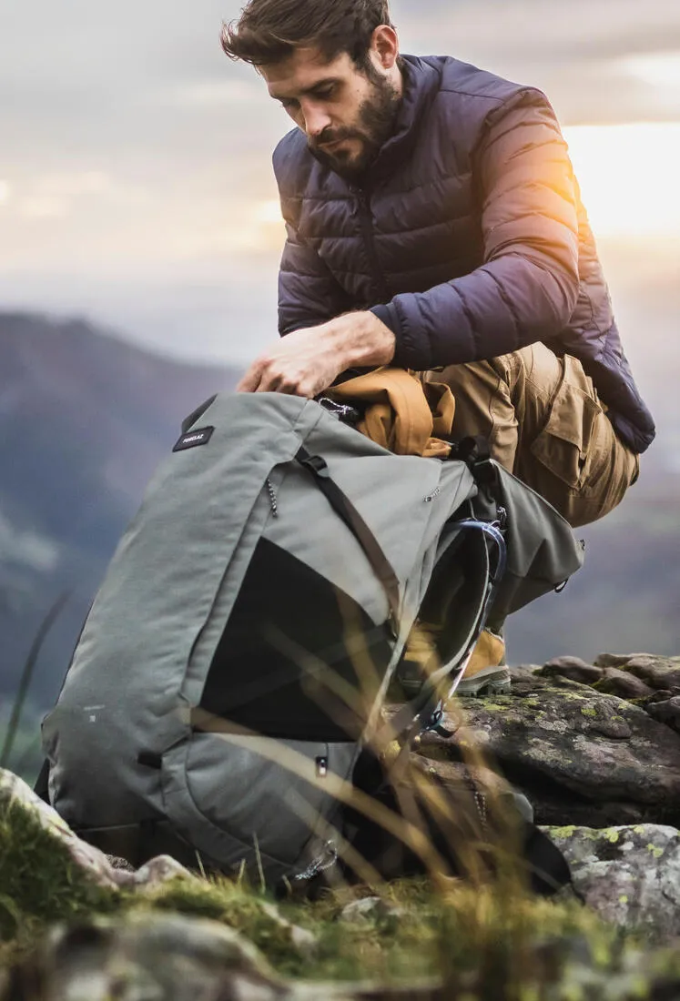 Men’s travel trekking rucksack with suitcase opening 70 6 litre - Travel 900