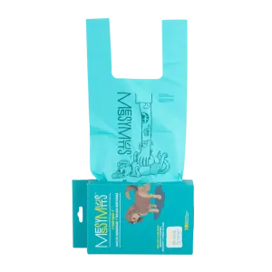 Messy Mutts  - Advanced BioRecycle Poop Bag w/ Tie up Handles
