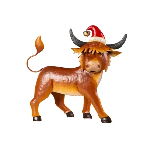 Metal Highland Cow Statuary,phc317