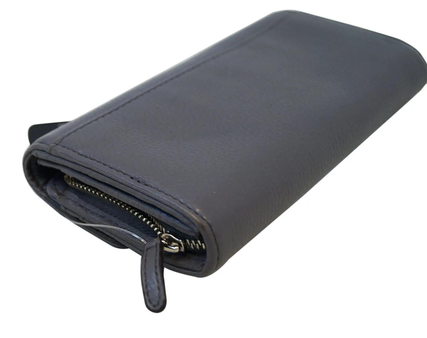 MICHAEL KORS Jet Set Slim Flap Gray Wallet - Sale