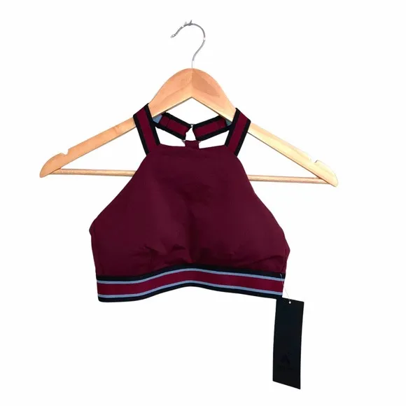 MICHI Speed Sports Bra Wine Sz XS