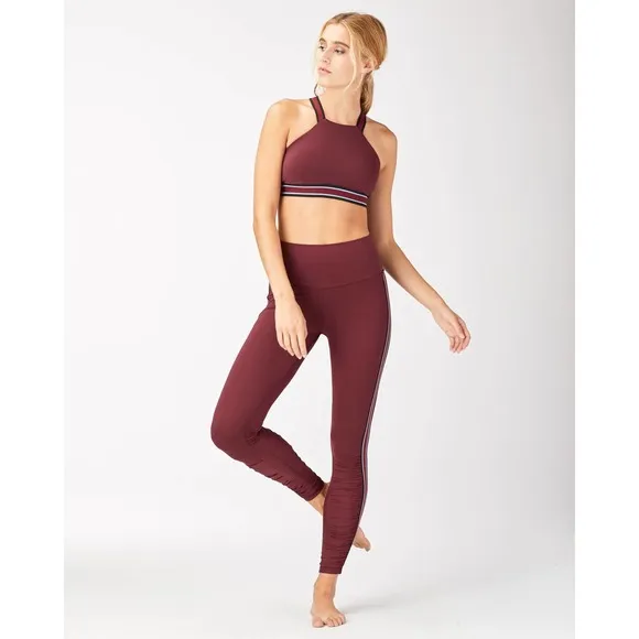 MICHI Speed Sports Bra Wine Sz XS