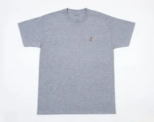 MIDFLD x CITY BOYS FC "Black Tulip" Embroidery Tee - Grey