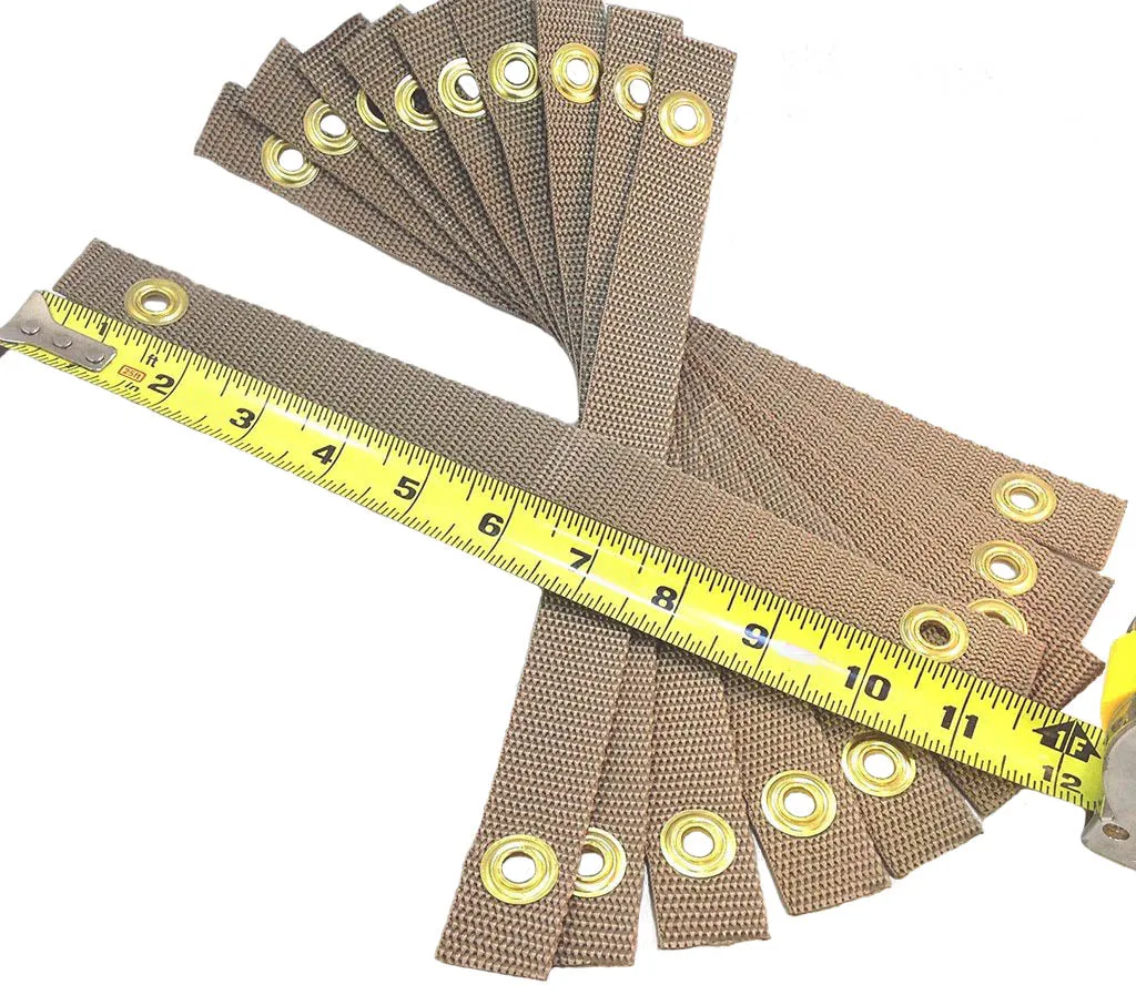 MIGHTY109 12-Inch Heavy Duty Tree Straps, 10 Pack