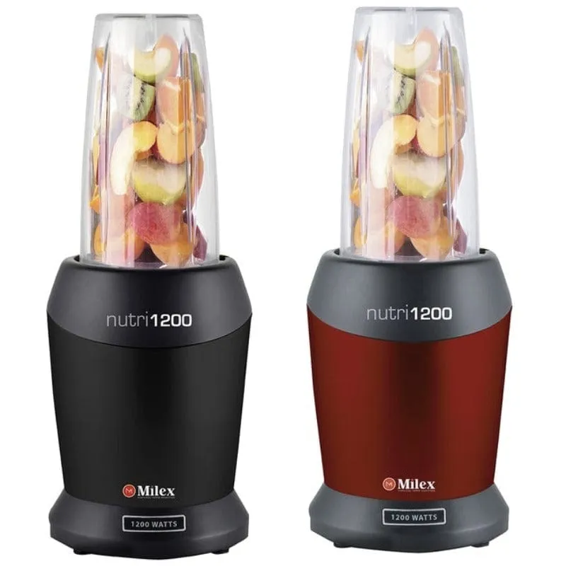 Milex Nutri1200 8-in-1 Nutritional Blender Red MNM003RD