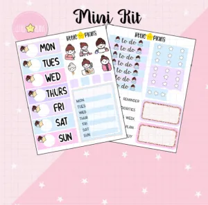 Mimi Peeking Out Pastel Functional Mini Kit (M241)