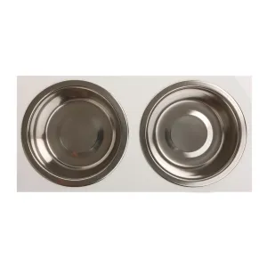 Mini Double Acrylic Dog Bowl