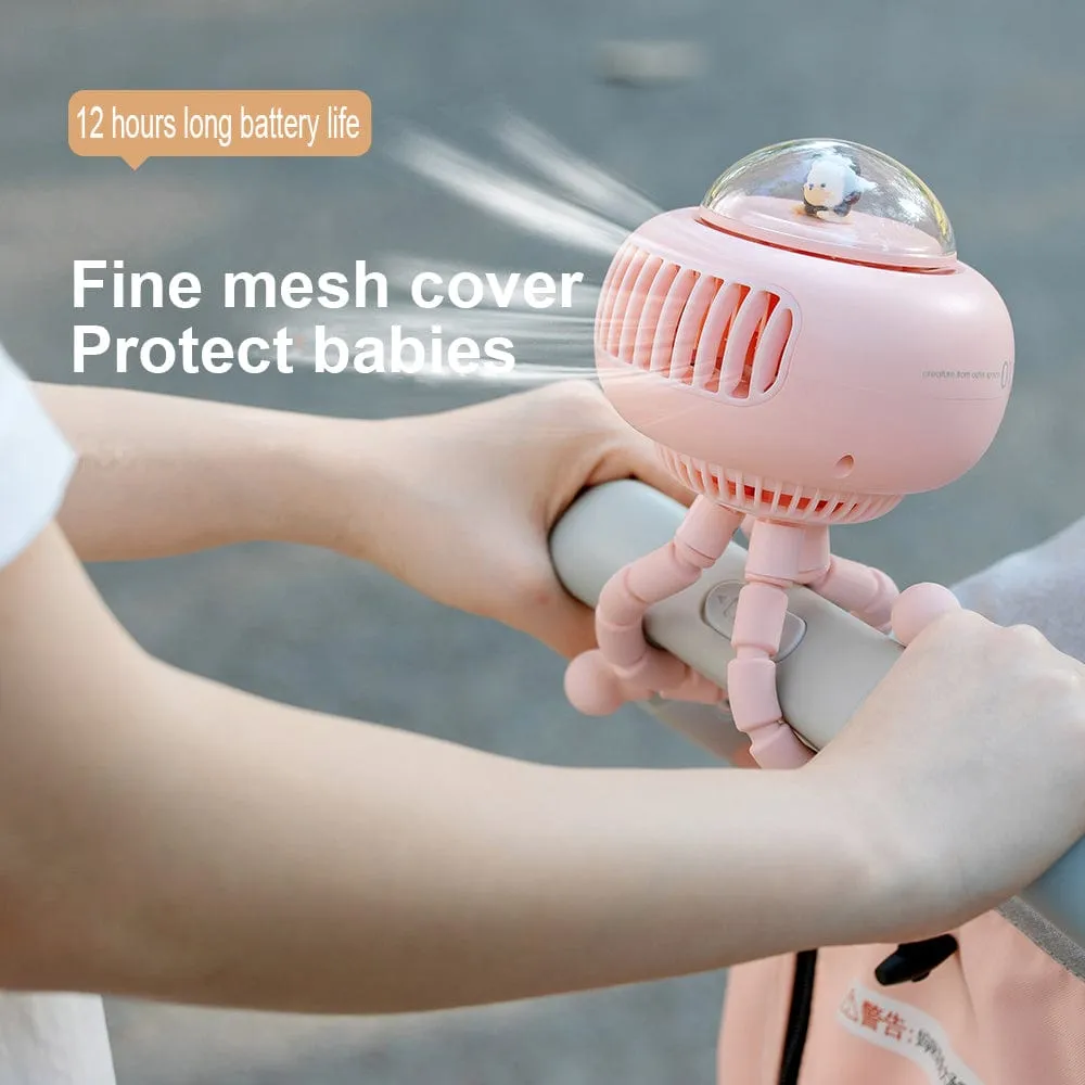 Mini Fan for Baby Stroller