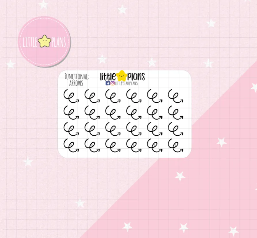 Mini Sheets - Functional Arrows Planner Stickers