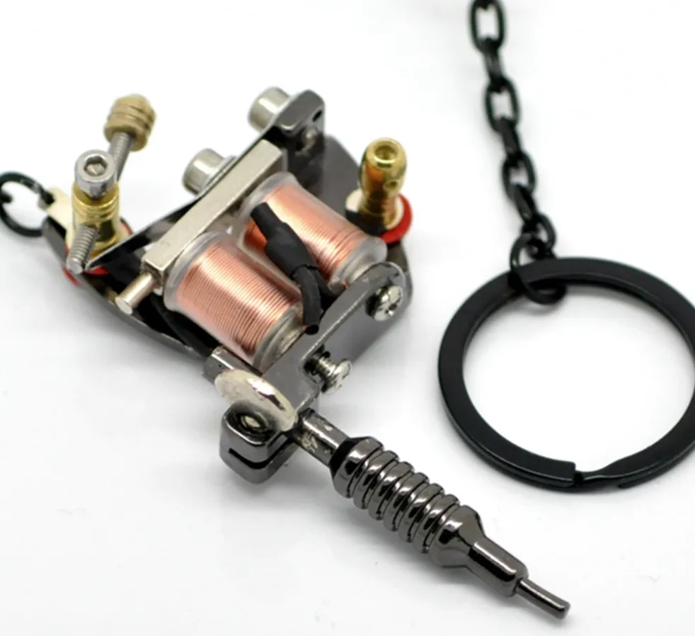 Mini Tattoo Machine Key Chain - Functional model C