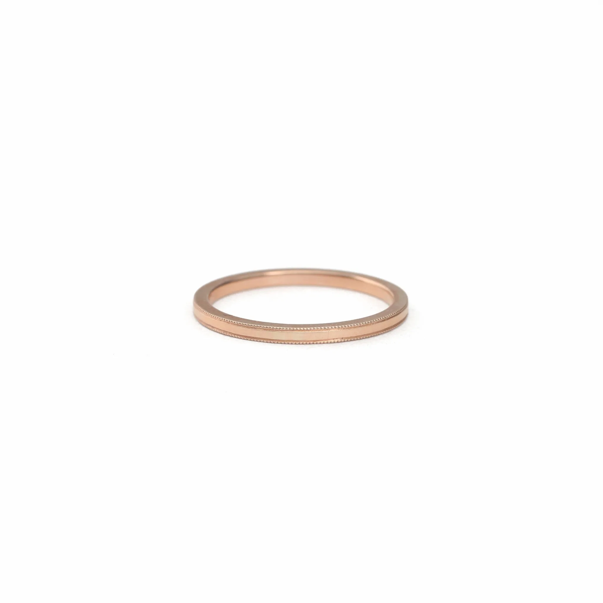 Minimal Band - Milgrain - 1.5mm