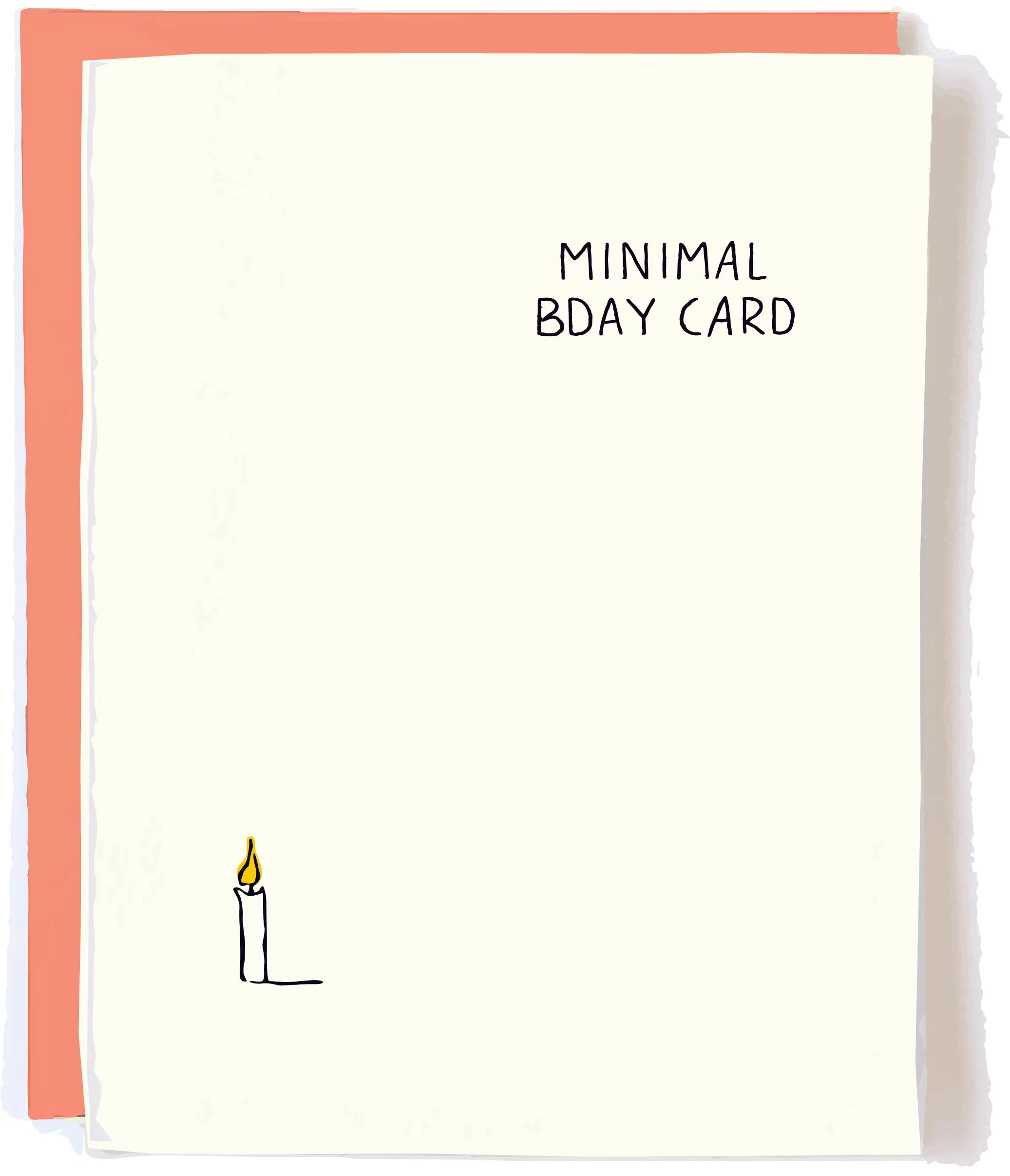Minimal Birthday Card