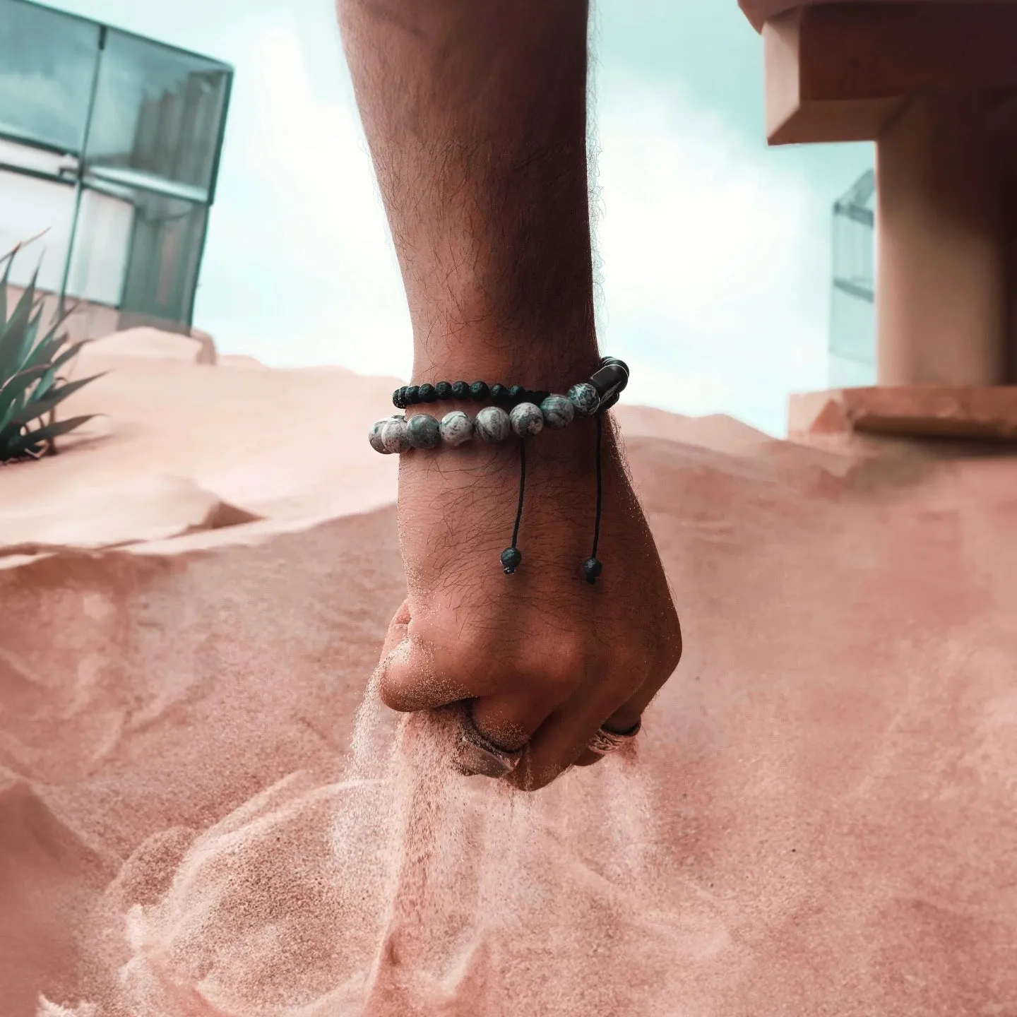 Minimal Collection - 4mm Lava Stone Bead Bracelet