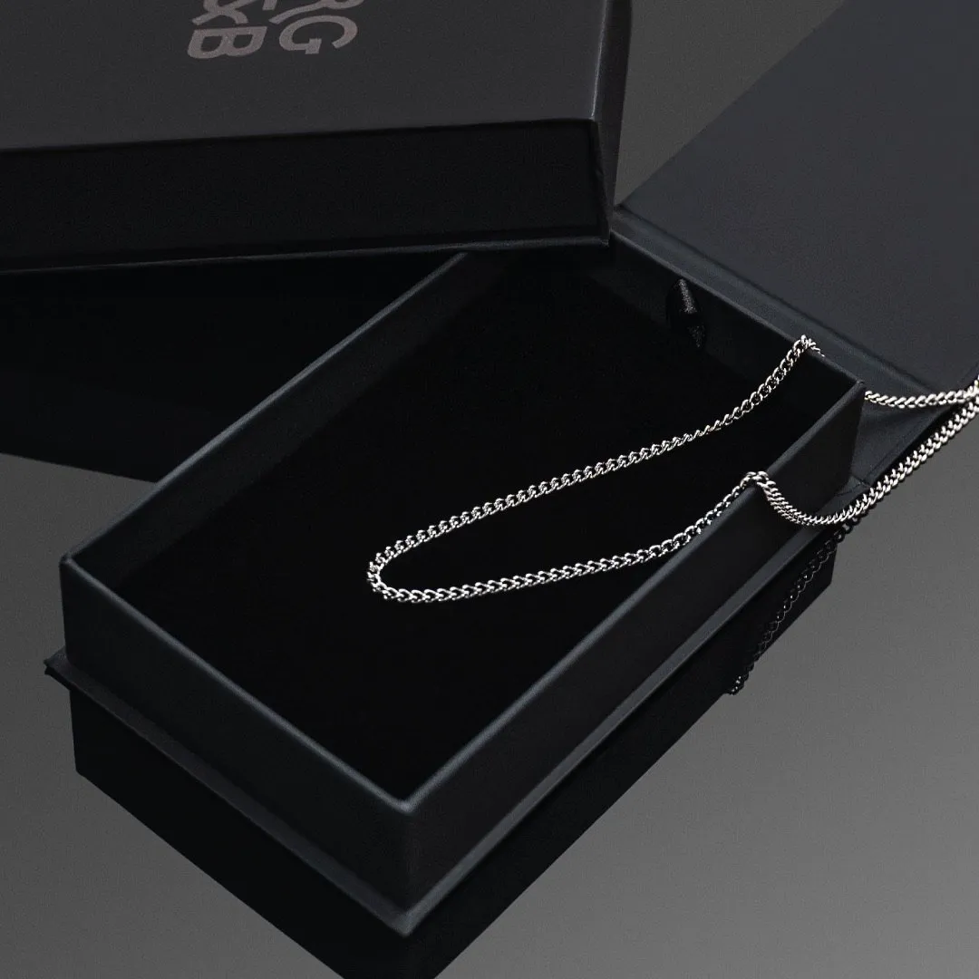 Minimal Cuban Chain - Solid 925 Sterling Silver