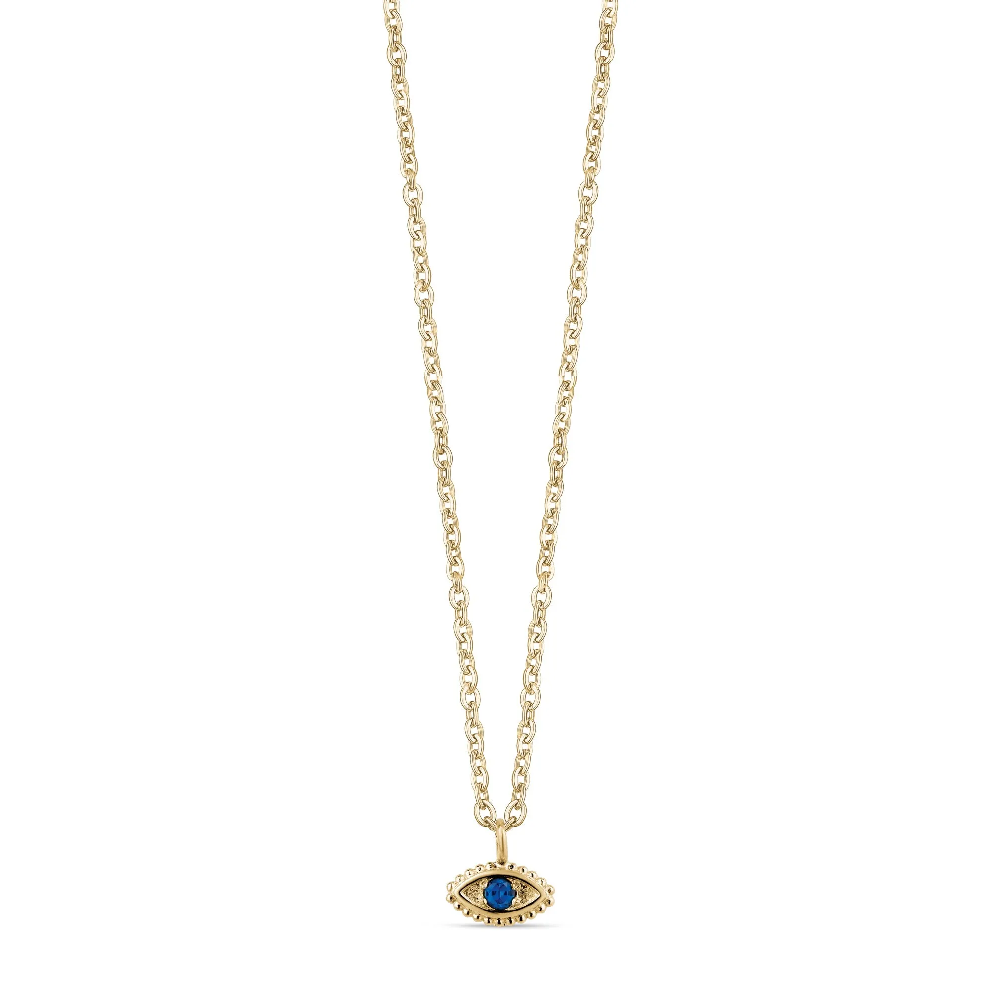Minimal Evil Eye Pendant
