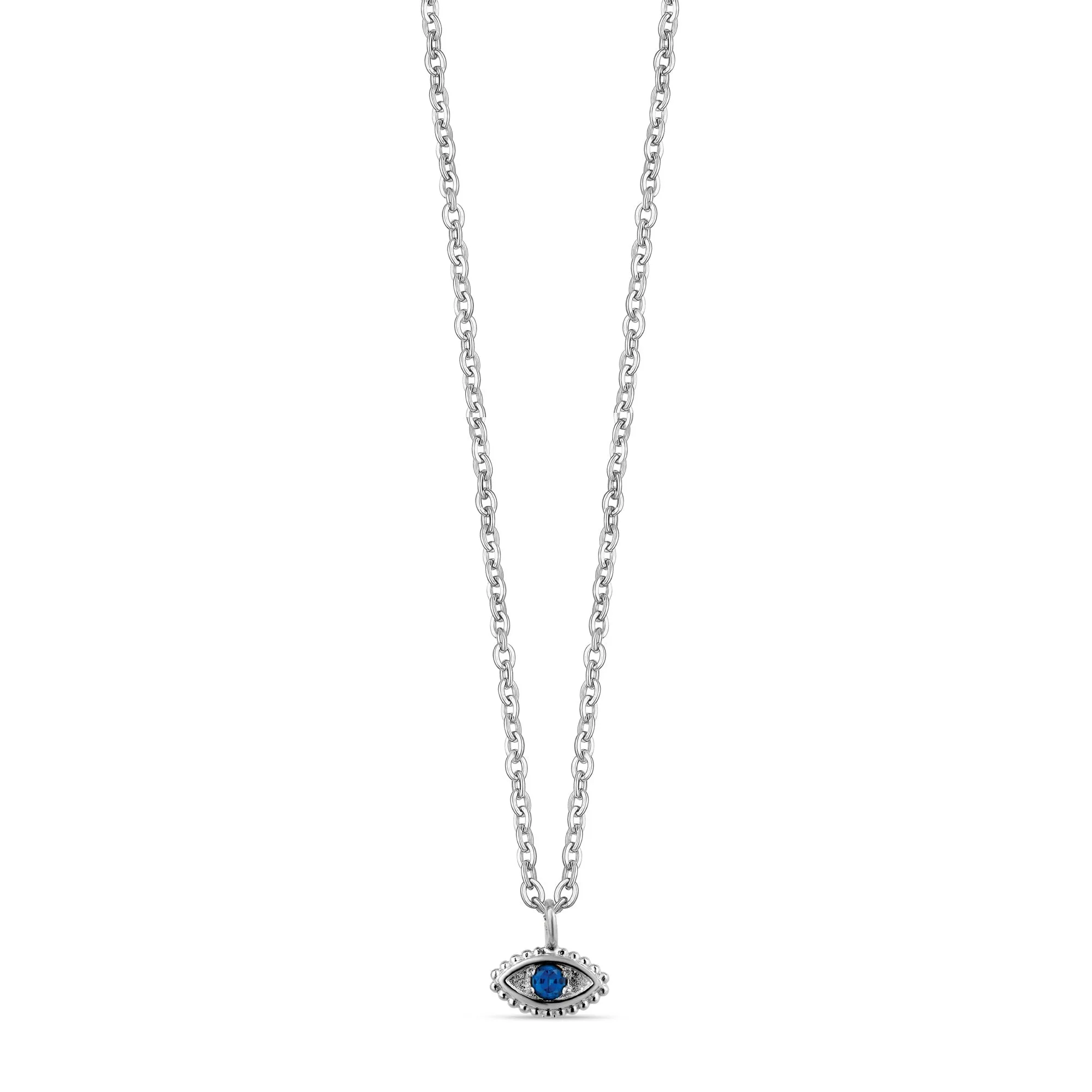Minimal Evil Eye Pendant