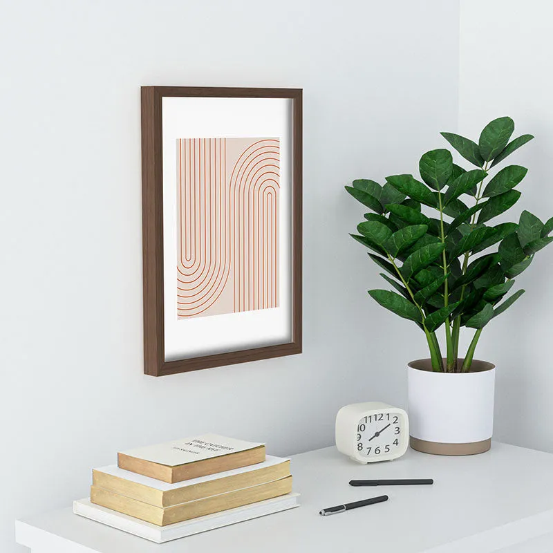 Minimal Line Curvature Coral 2 Recessed Framing Rectangle