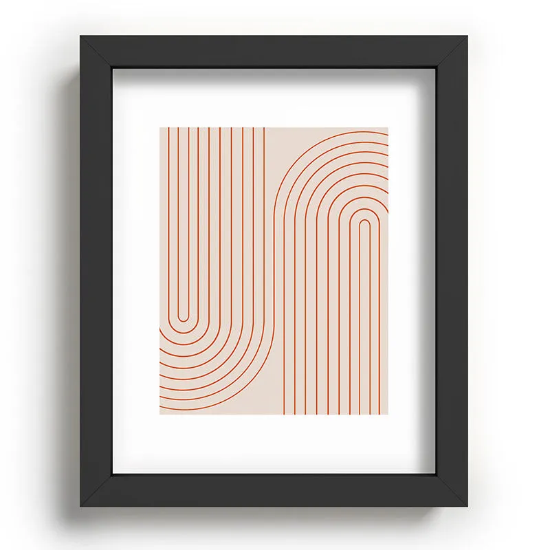 Minimal Line Curvature Coral 2 Recessed Framing Rectangle