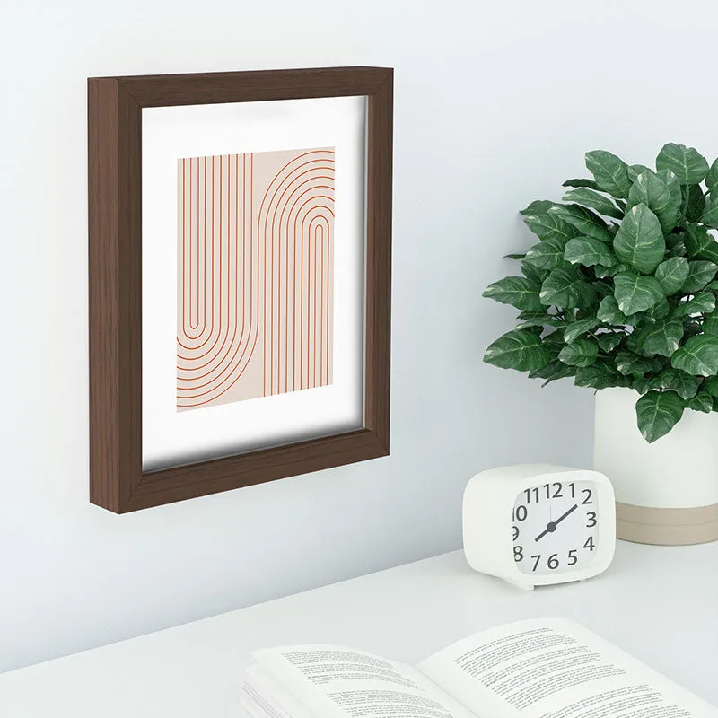 Minimal Line Curvature Coral 2 Recessed Framing Rectangle