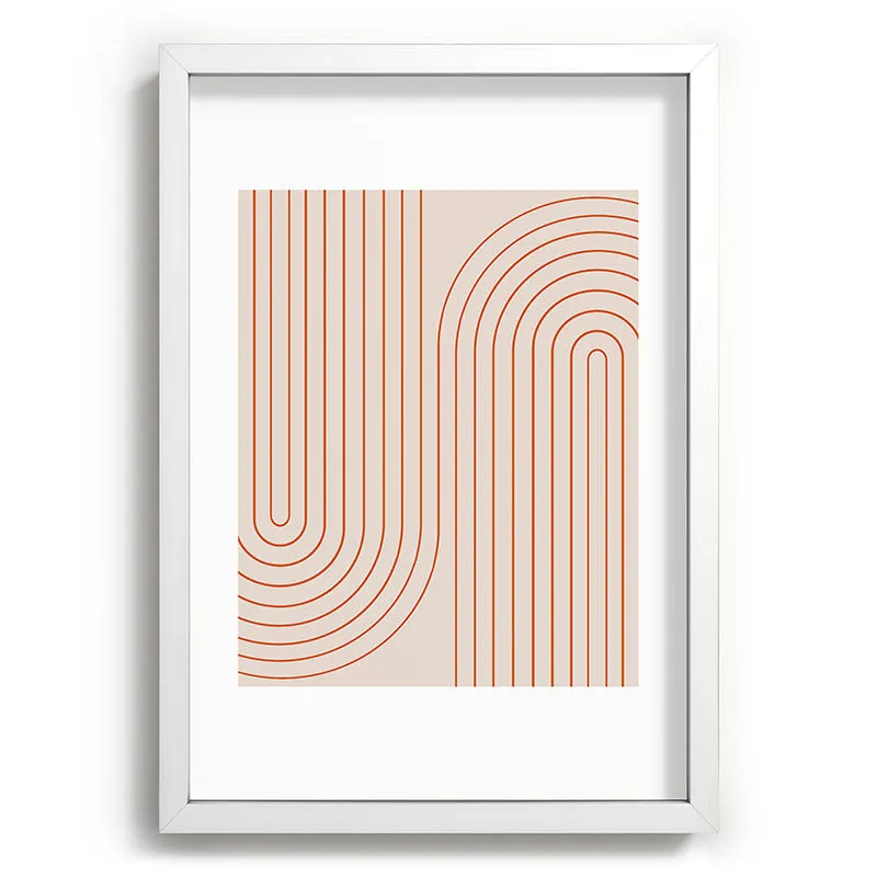 Minimal Line Curvature Coral 2 Recessed Framing Rectangle