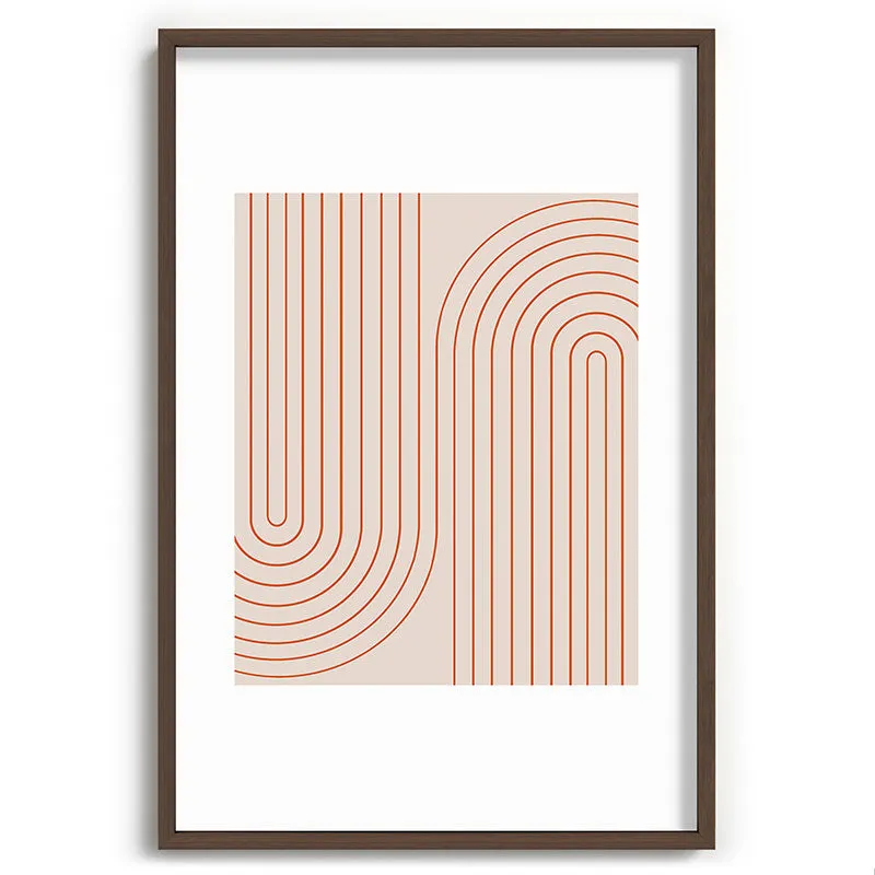 Minimal Line Curvature Coral 2 Recessed Framing Rectangle