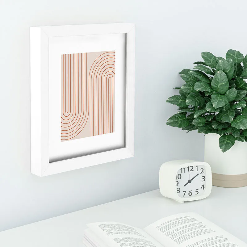 Minimal Line Curvature Coral 2 Recessed Framing Rectangle