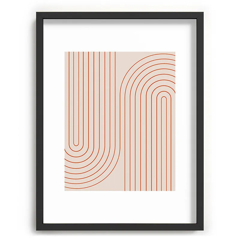 Minimal Line Curvature Coral 2 Recessed Framing Rectangle