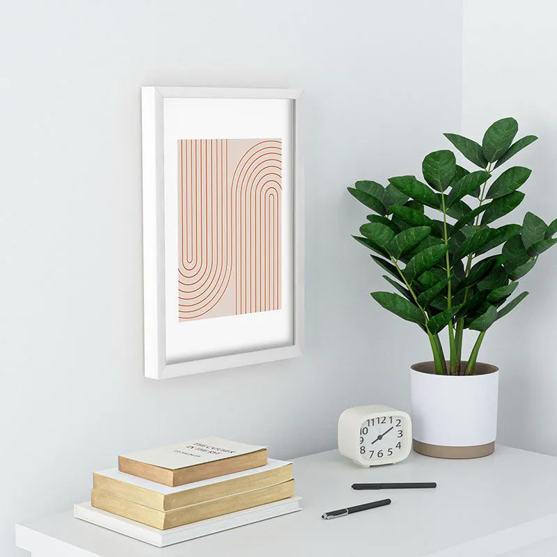 Minimal Line Curvature Coral 2 Recessed Framing Rectangle