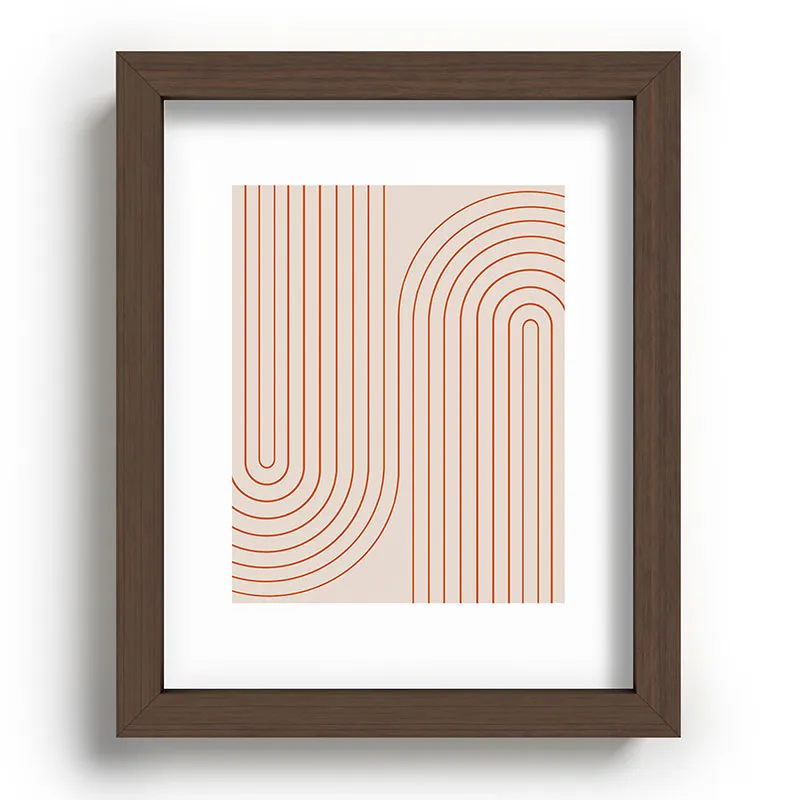 Minimal Line Curvature Coral 2 Recessed Framing Rectangle