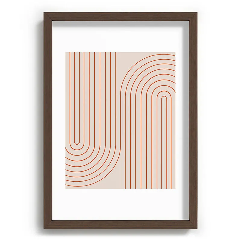 Minimal Line Curvature Coral 2 Recessed Framing Rectangle