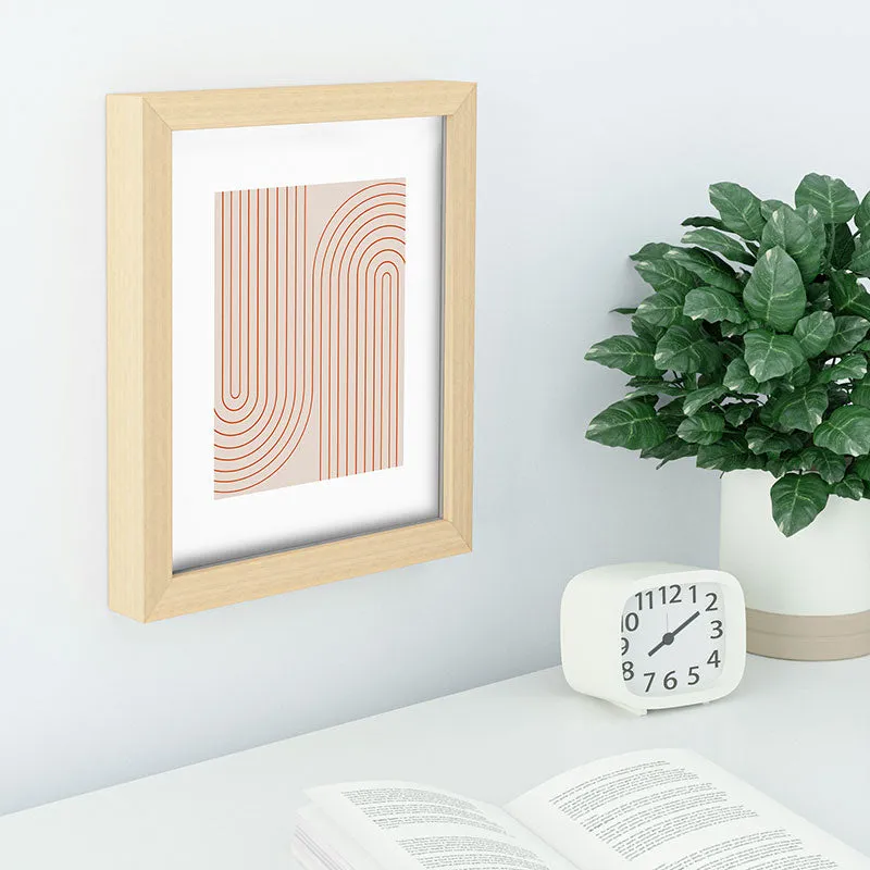 Minimal Line Curvature Coral 2 Recessed Framing Rectangle