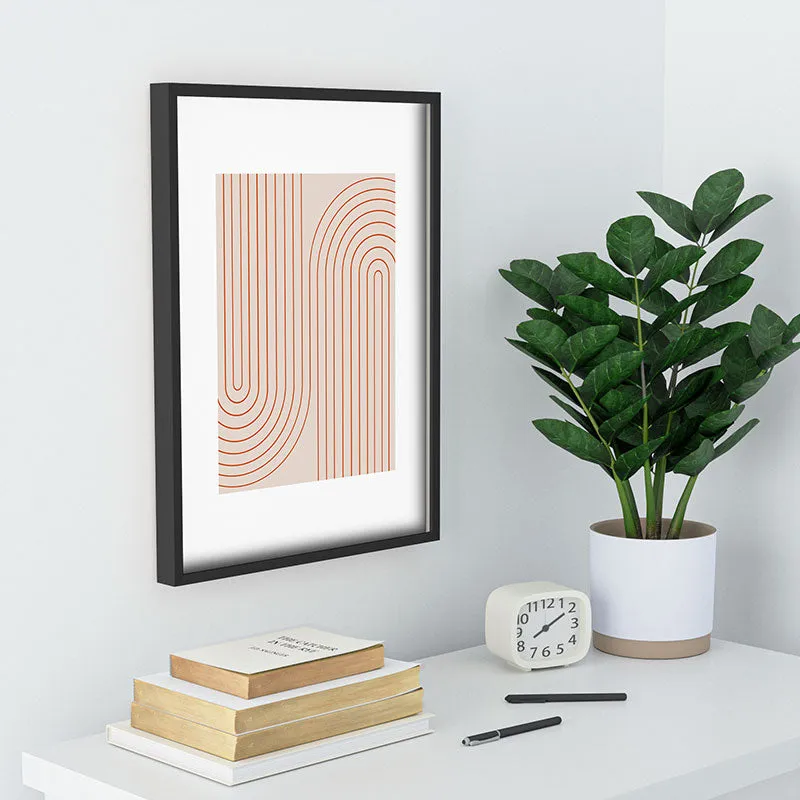 Minimal Line Curvature Coral 2 Recessed Framing Rectangle